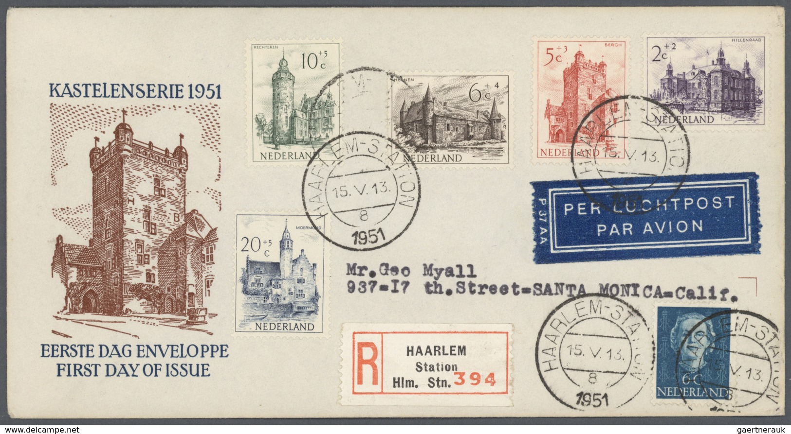 Niederlande: 1950/1998, Collection Of Apprx. 460 F.d.c. With Many Better Pieces Of 1950s, E.g. 1950 - Sonstige & Ohne Zuordnung