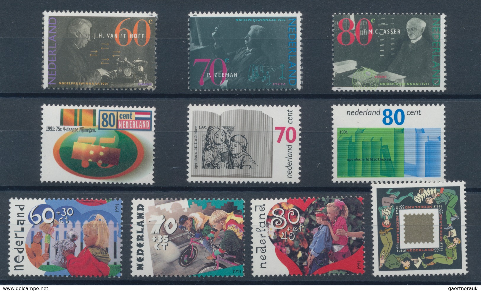 Niederlande: 1991, Sets Without The Definitives Per 200 MNH. Every Year Set Is Separately Sorted On - Otros & Sin Clasificación