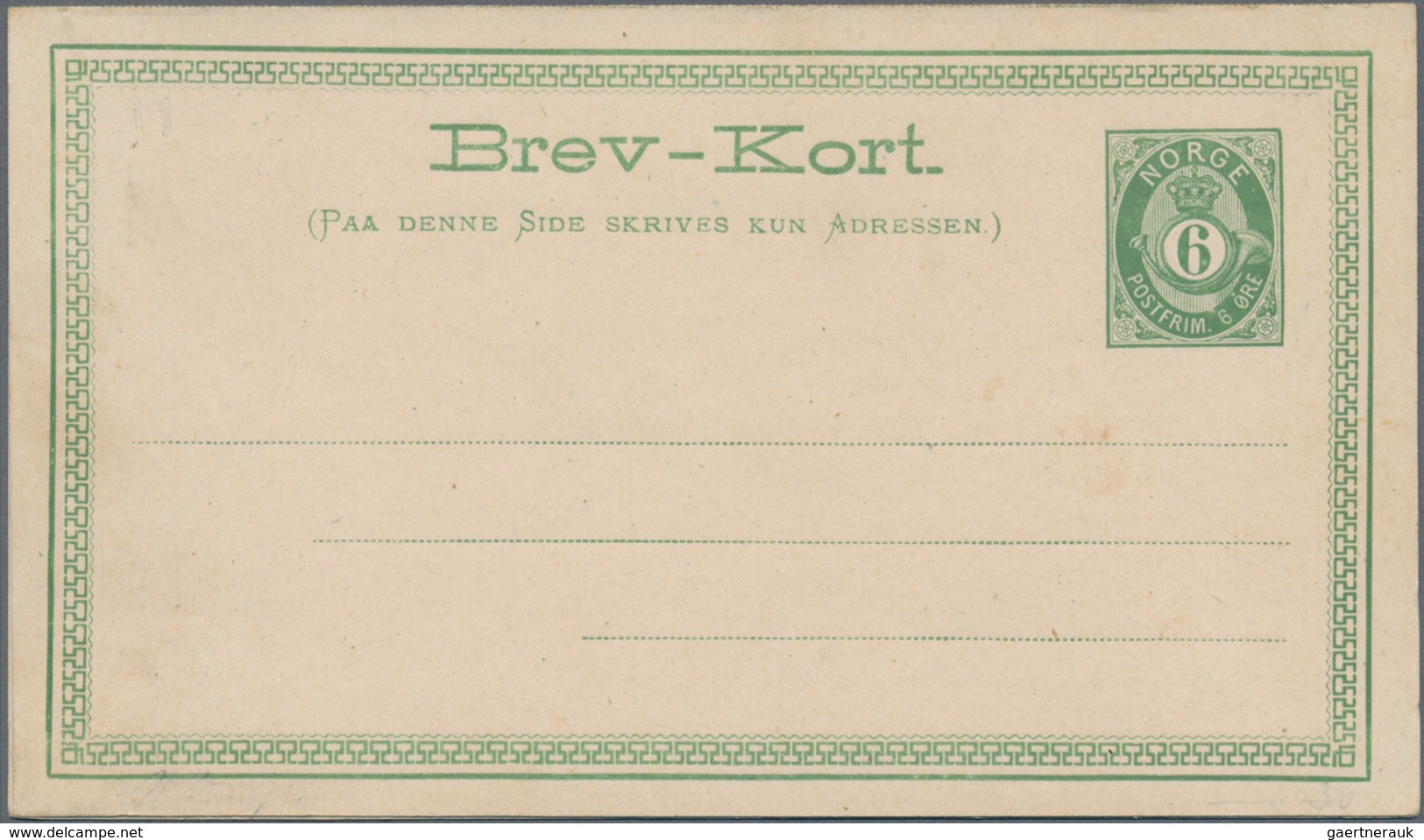 Norwegen - Ganzsachen: 1872/1986 Ca. 140 Unused Postal Stationery Postcards, Lettercards, Service Po - Entiers Postaux