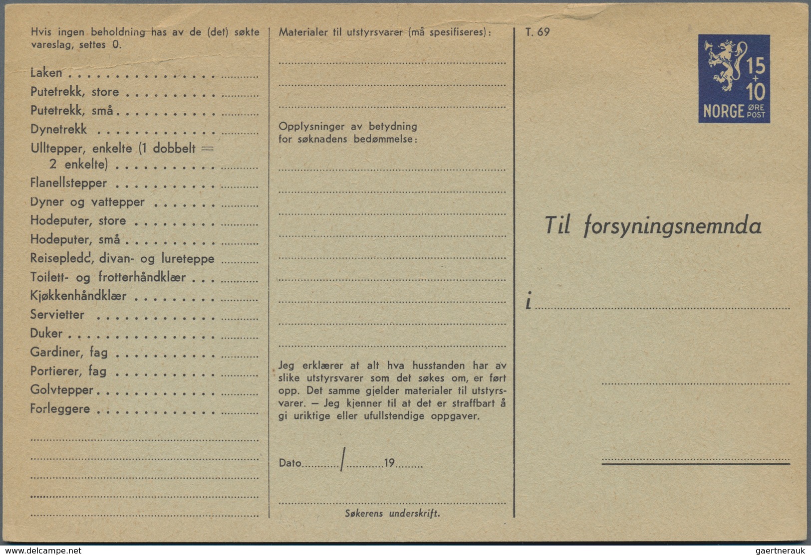 Norwegen - Ganzsachen: 1872/1986 Two Albums With Ca. 270 Unused Postal Stationery, Incl. Postal Stat - Ganzsachen