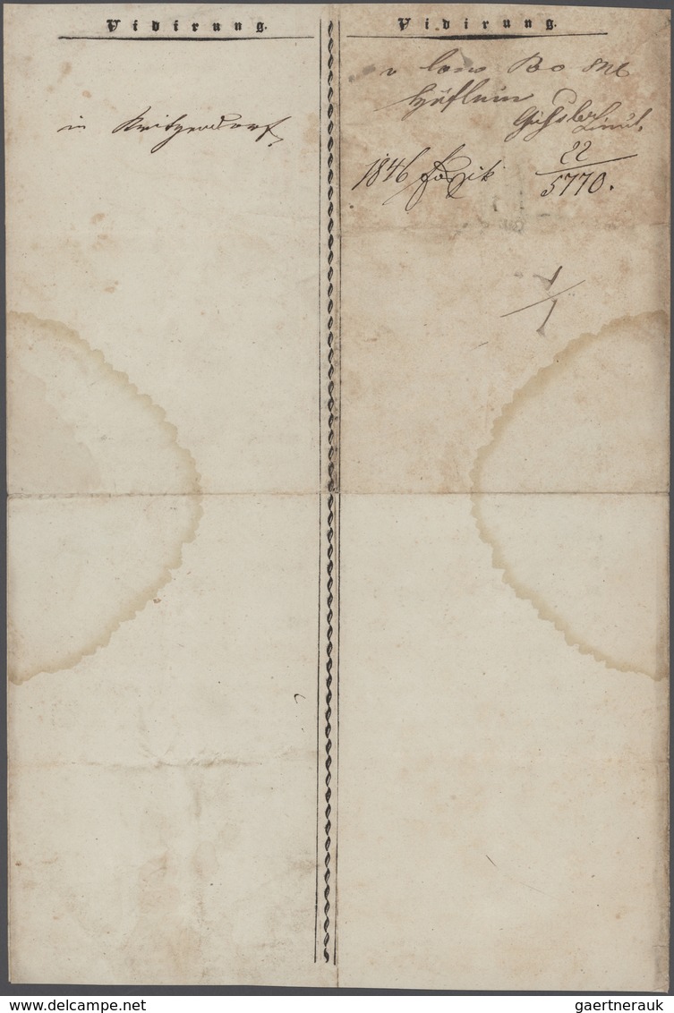 Österreich - Vorphilatelie: 1704/1843, Partie von fünf besseren Dokumenten: 1712 Unterschrift Kaiser