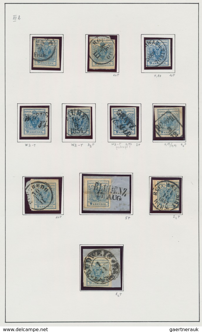 Österreich: 1850/1900 (ca.), Österreich/Lombardei+Venetien, Spezialisierte Sammlung Der Klasssischen - Collections