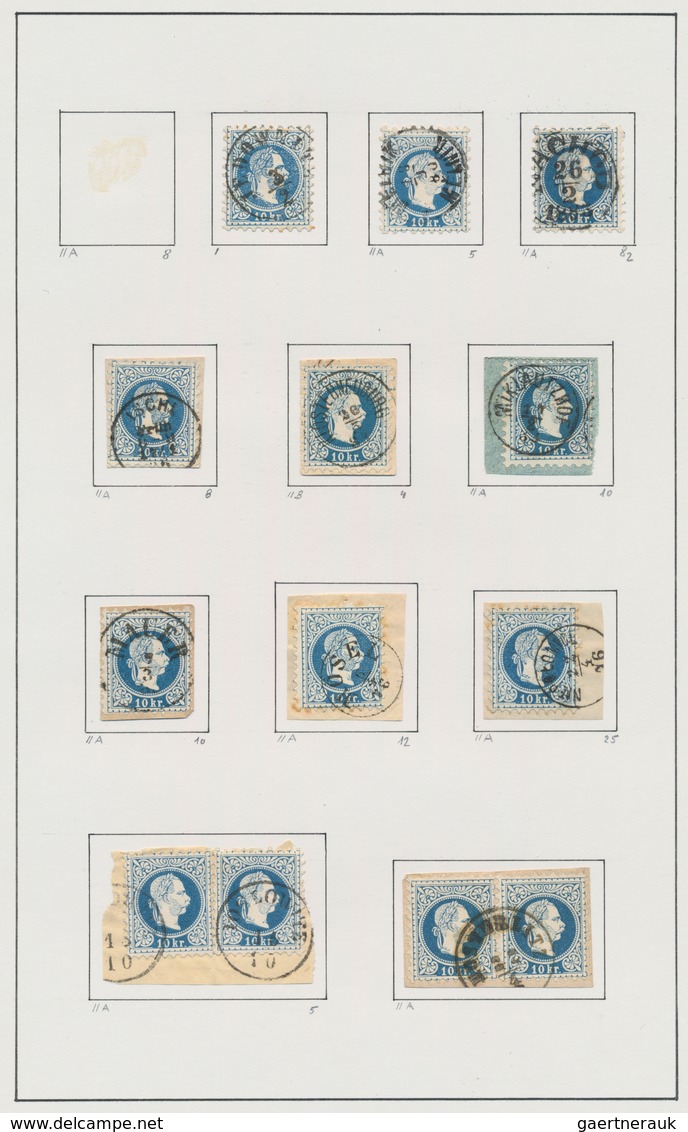 Österreich: 1850/1900 (ca.), Österreich/Lombardei+Venetien, spezialisierte Sammlung der klasssischen