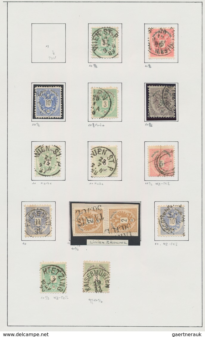 Österreich: 1850/1900 (ca.), Österreich/Lombardei+Venetien, spezialisierte Sammlung der klasssischen