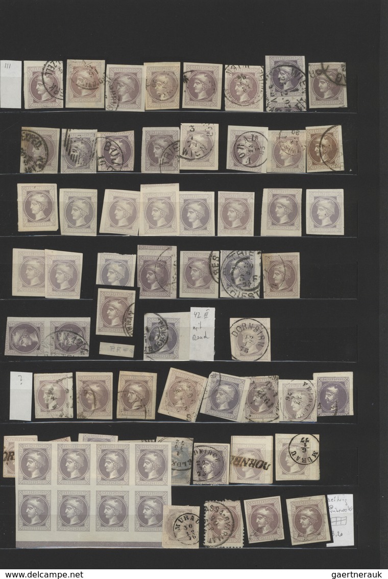 Österreich: 1850/1900 (ca.), Reichhaltiger, Meist Gestempelter Sammlungsbestand Von Ca. 640 Marken I - Sammlungen