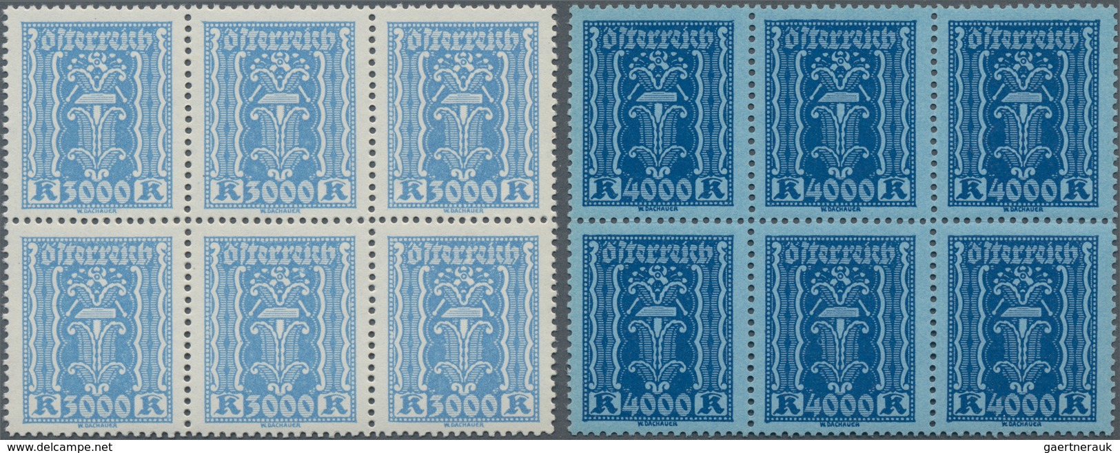Österreich: 1850/1945, Dubletten Auf Fünf Großen Steckkarten Mit Etlichen Besseren Ausgaben U.a. Rei - Colecciones