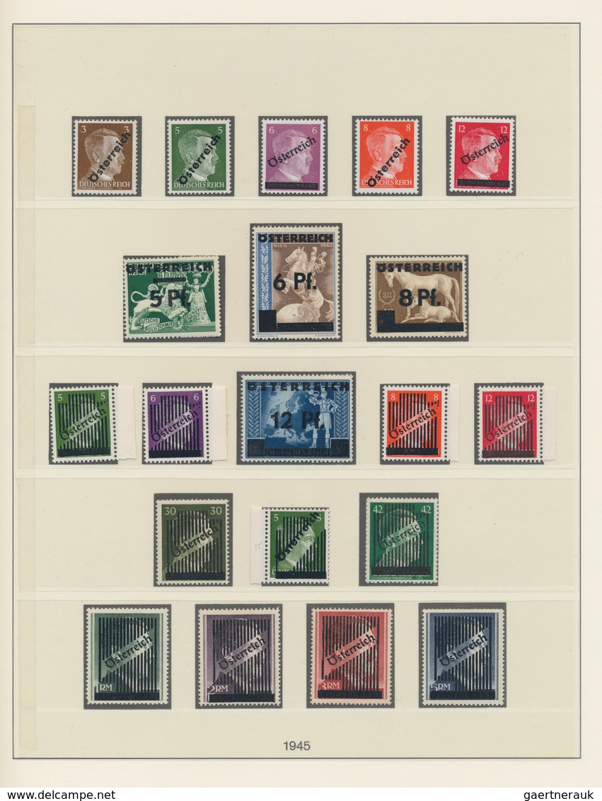 Österreich: 1850-2000, Hochwertige, Saubere Zumeist Postfrische Sammlung Im Vordruck, Dabei Ab Etwa - Sammlungen