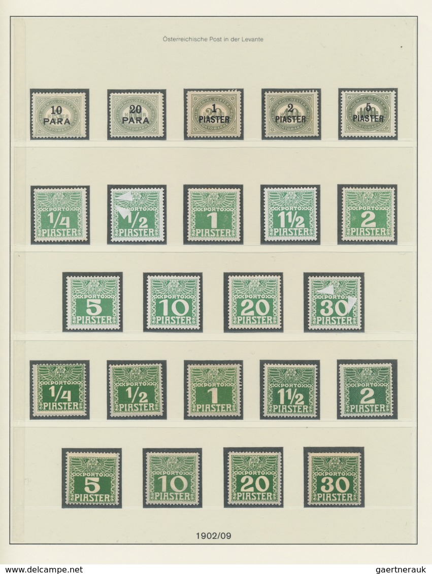 Österreich: 1850-2000, hochwertige, saubere zumeist postfrische Sammlung im Vordruck, dabei ab etwa