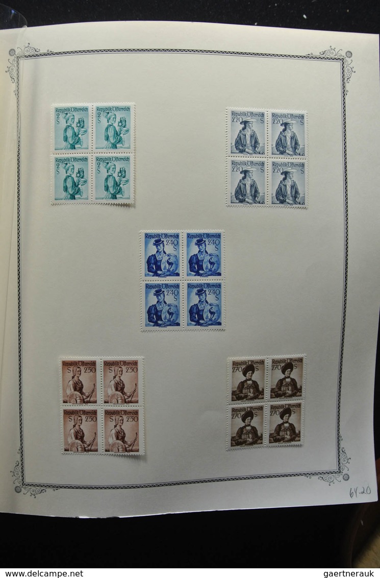 Österreich: 1850-2009: Almost complete, mostly mint hinged, partly double collection Austria 1850-20