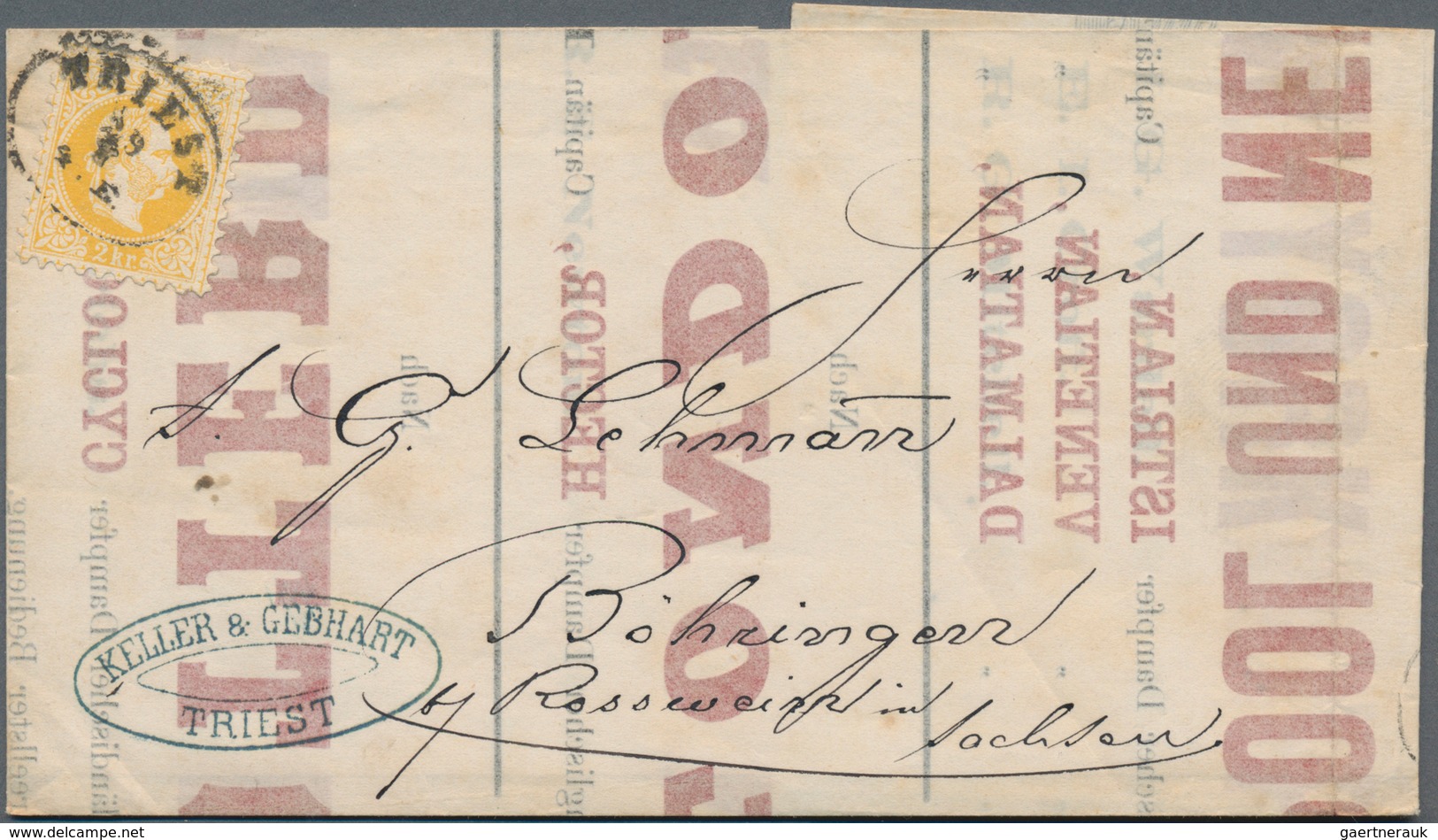 Österreich: 1857/1891, Lot Von Elf Briefen Und Karten, Dabei Zierstempel "Elbogen", Fingerhutstempel - Sammlungen