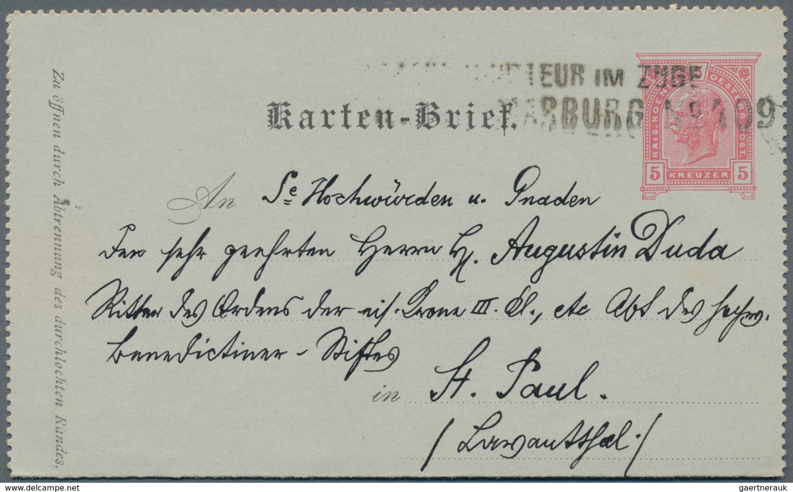 Österreich: 1857/1916 (ca.), Vielseitige Partie Von Ca. 135 Briefen Und Gebrauchten Ganzsachen Mit S - Colecciones