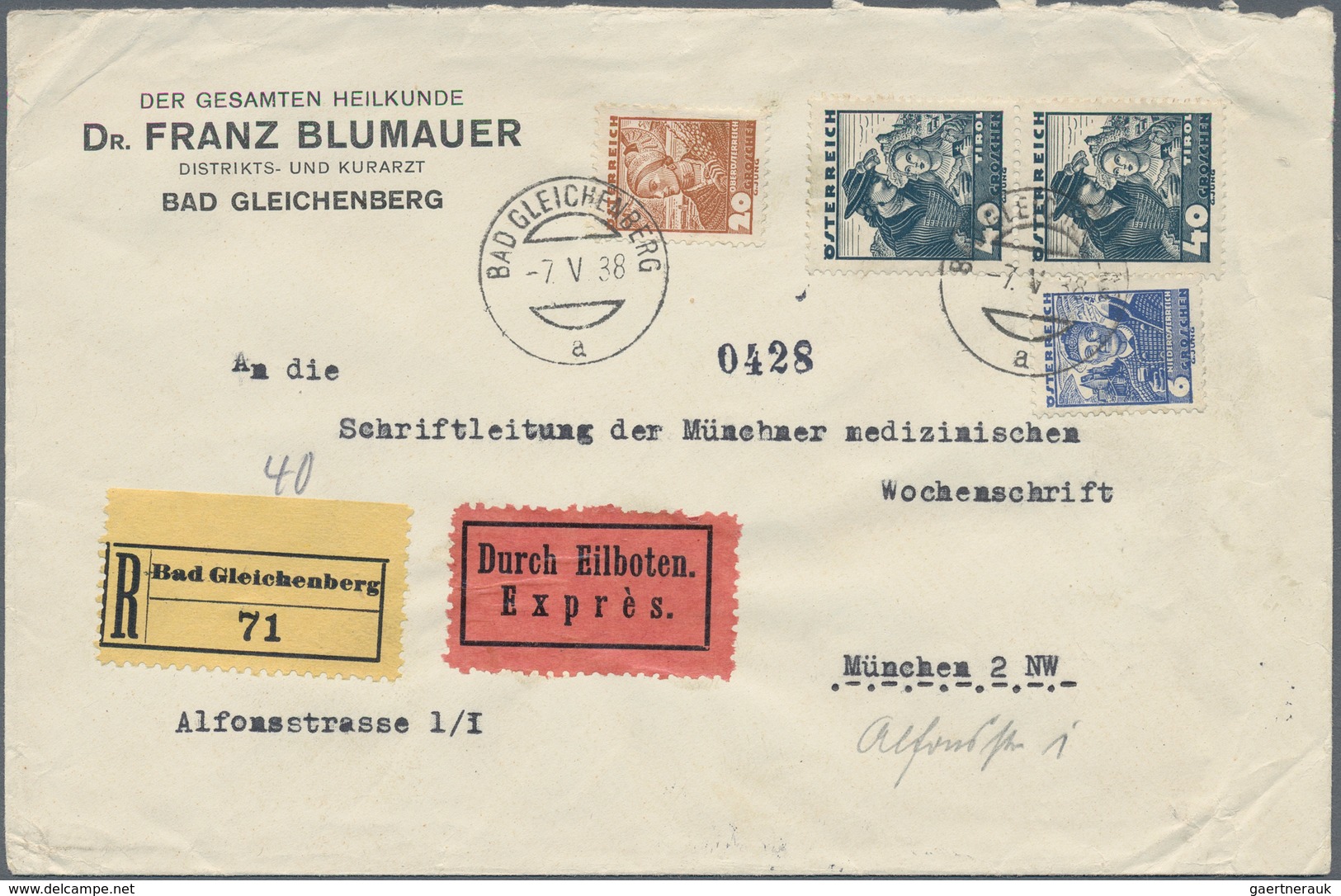 Österreich: 1860/1990 (ca.), Meist Bis 1960, Posten Von Nach Angaben Ca. 250 Briefen, Karten, Ganzsa - Colecciones