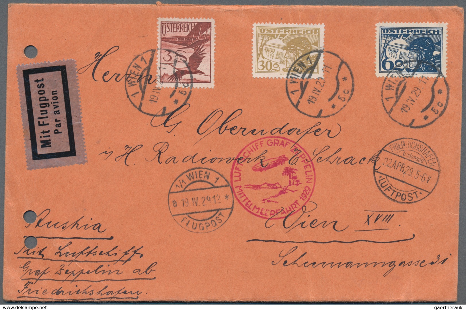 Österreich: 1895/1965 (ca.), Vielseitige Partie Von Ca. 85 Briefen Und Karten Mit Philatelistischen - Colecciones