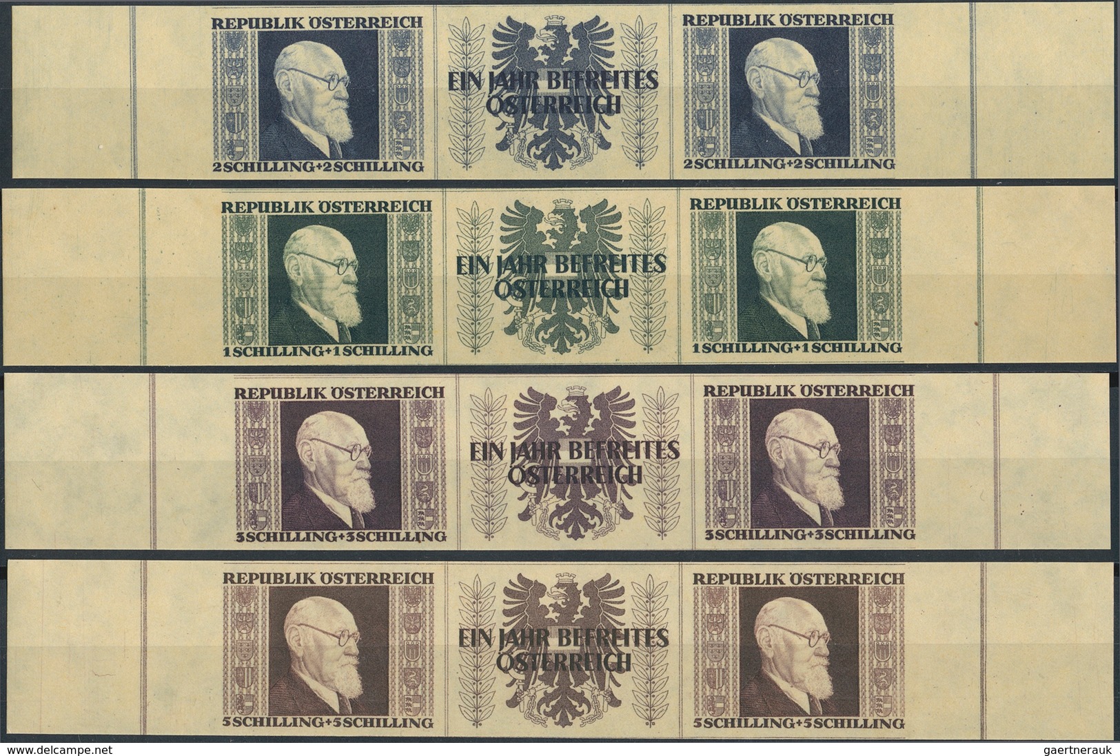 Österreich: 1945/84, Komplette Sammlung Ab Hitler Aufdrucke (Markwerte In Beiden Typen) Einschl. Ren - Sammlungen