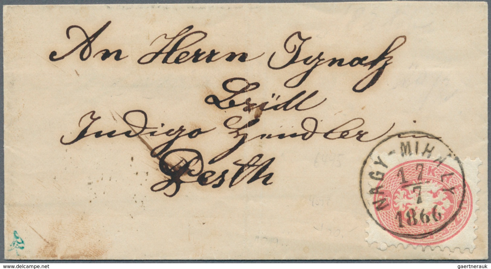 Österreich - Lombardei Und Venetien: 1850/1867. Nette Sammlung Von 18 Briefen, Alle Mit UNGARISCHEN - Lombardo-Veneto