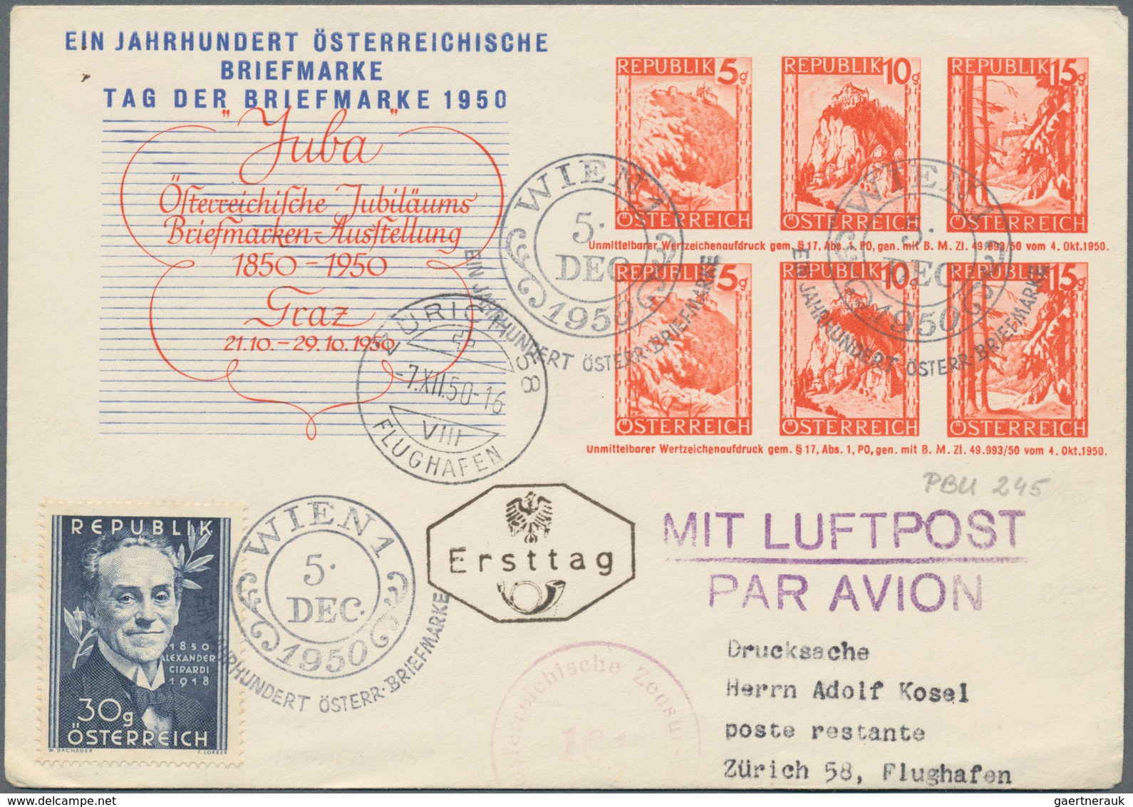 Österreich - Ganzsachen: 1949/1958 (ca.), Bestand Mit 23 Gebrauchten Und Neun Ungebrauchten Meist GS - Other & Unclassified