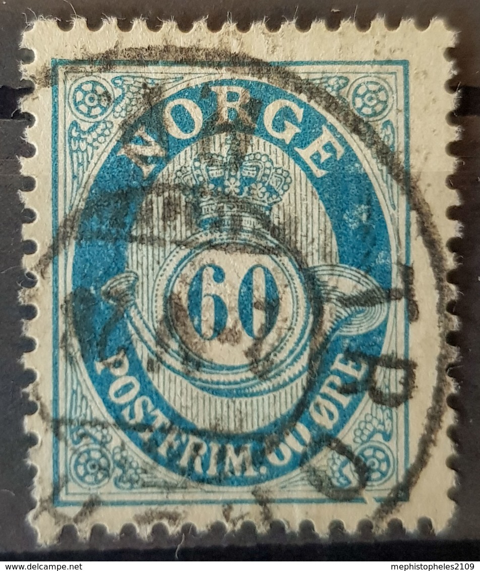 NORWAY 1877/78 - Canceled - Sc# 31 - 60o - Gebruikt