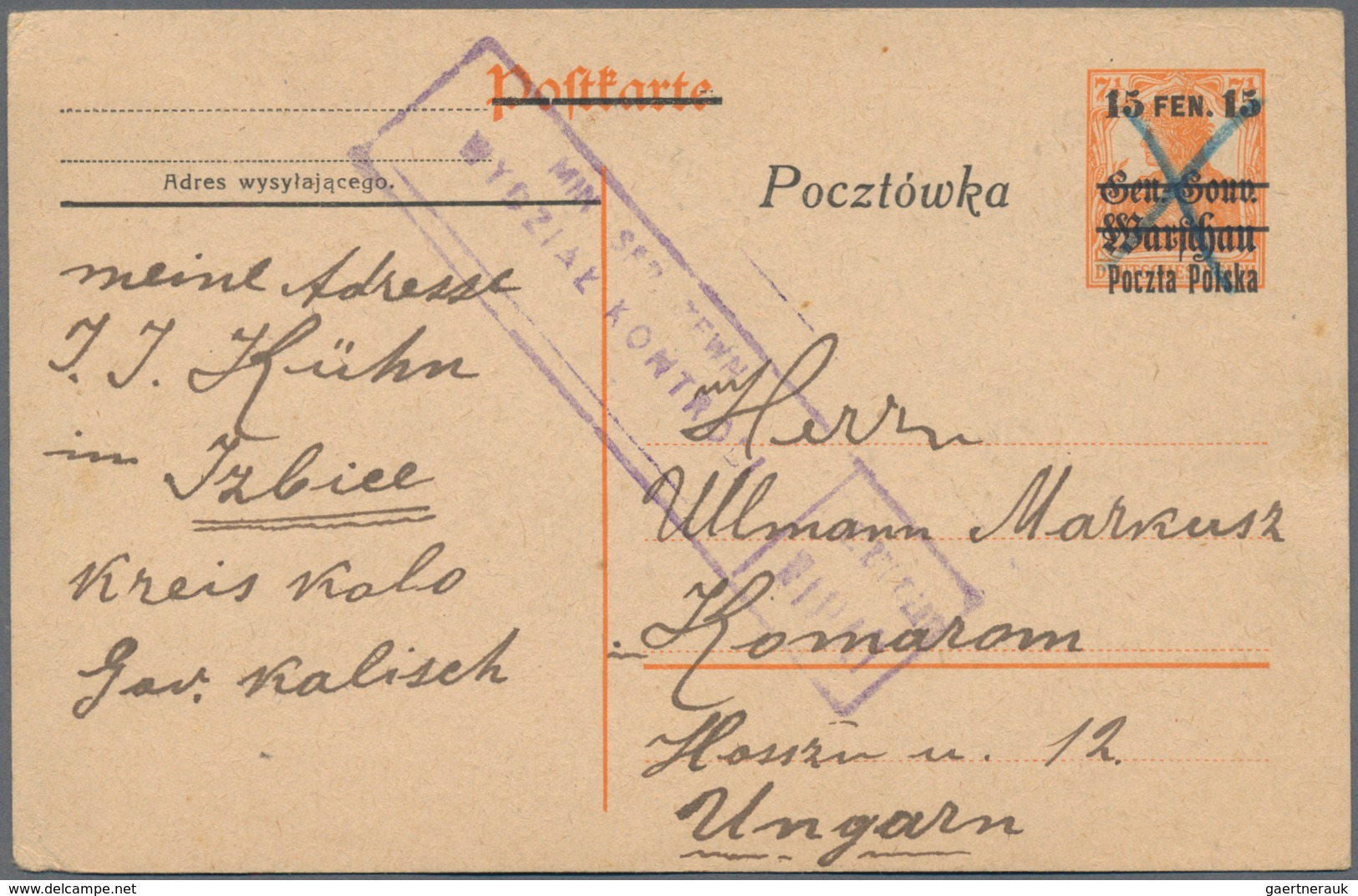 Polen: 1918/2005 (ca.) Holding Of Ca. 590 Cards, Letters, Postal Stationary (better Picture Postcard - Briefe U. Dokumente