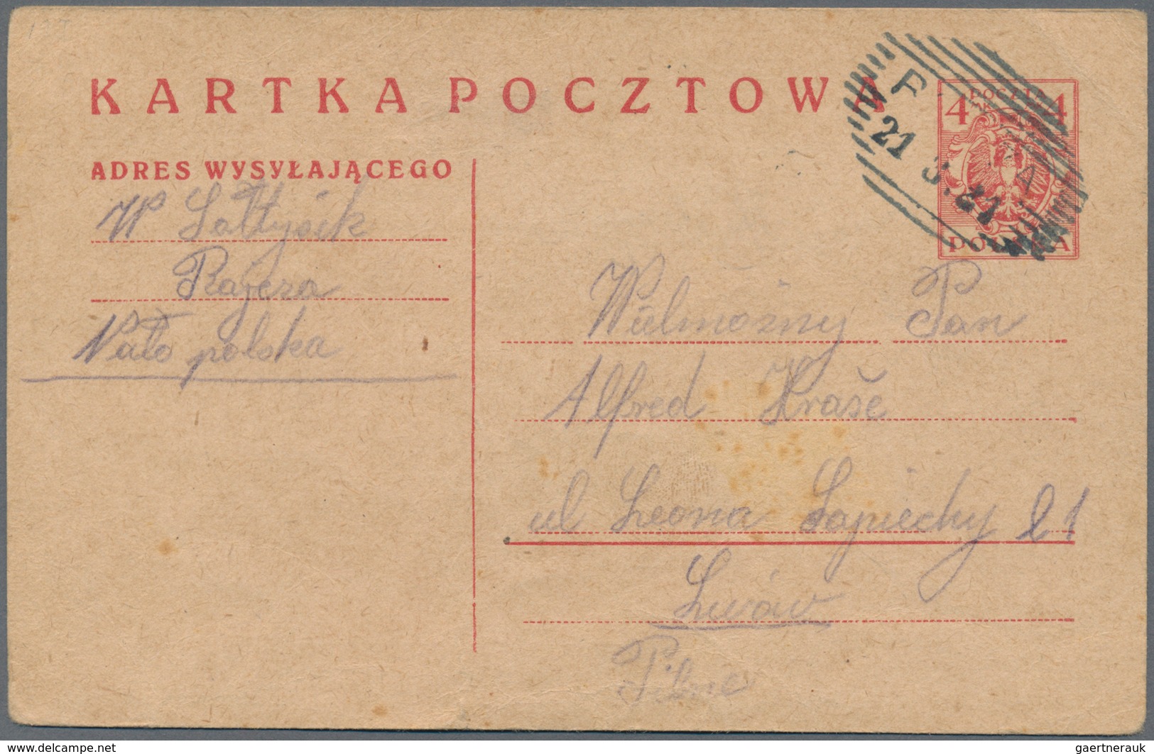 Polen - Ganzsachen: 1918/75 (ca.) holding of ca. 890 unused and used postal stationery postcards wit