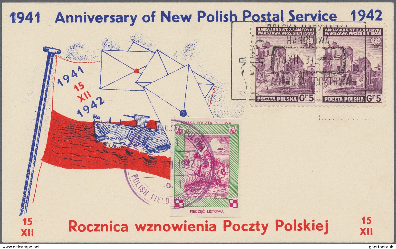 Polen - Besonderheiten: 1941/1945, POLNISH GOUVERNMENT IN LONDON, All Isues More Than Complete Mostl - Otros & Sin Clasificación