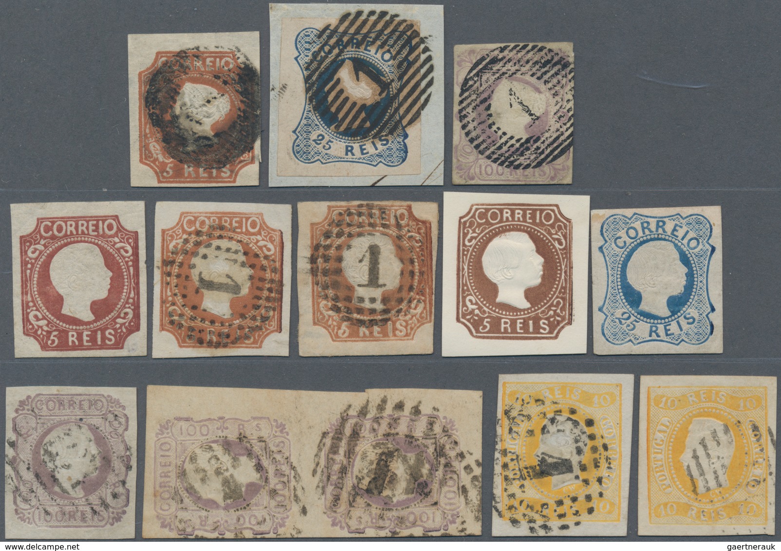 Portugal: 1853/1898 (ca.), Accumulation Of The Classic Issues With Many Imperforates Incl. Several V - Otros & Sin Clasificación