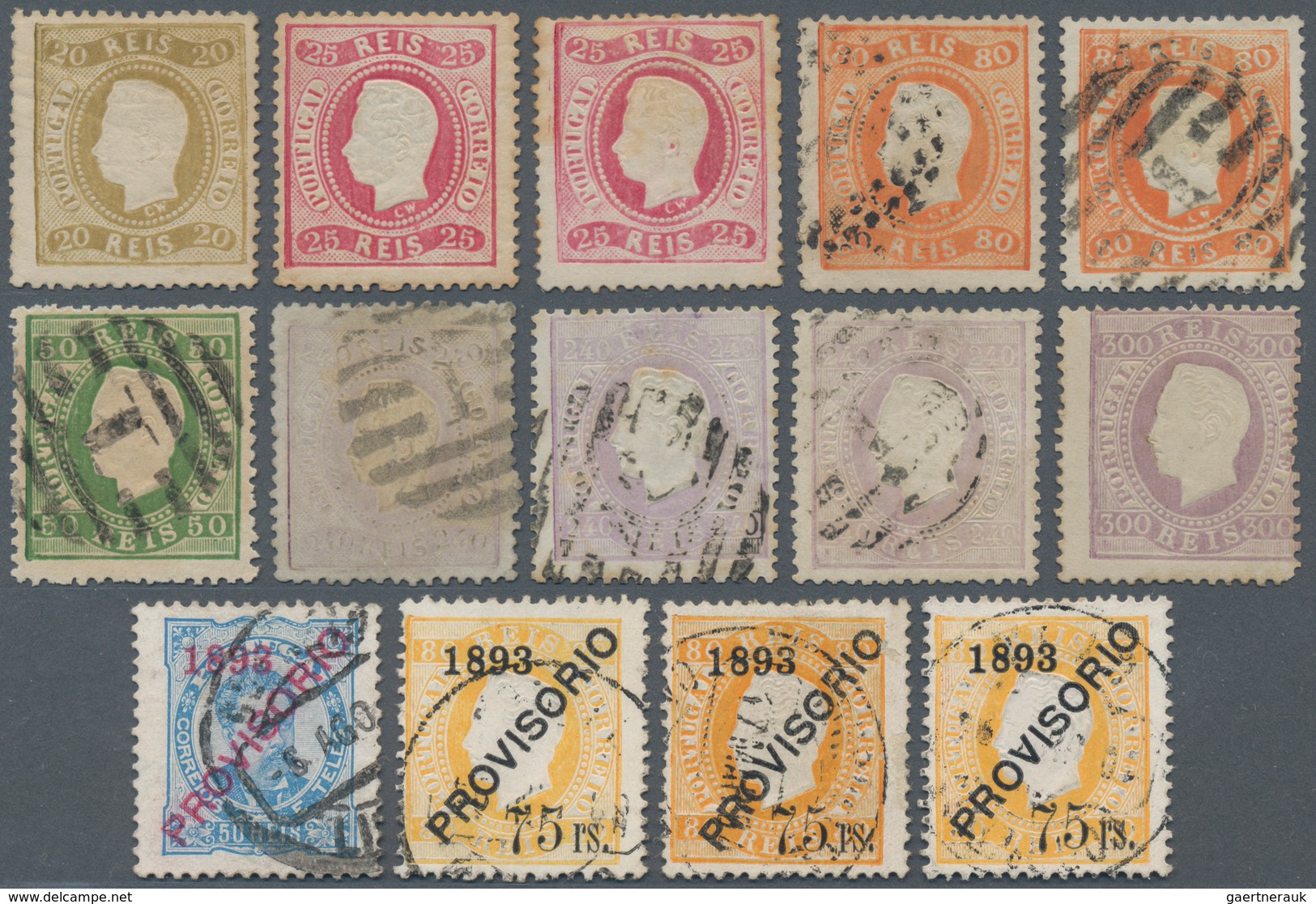 Portugal: 1853/1911 (ca.), Accumulation Of The Classic Issues With Many Imperforates Incl. Many Valu - Otros & Sin Clasificación