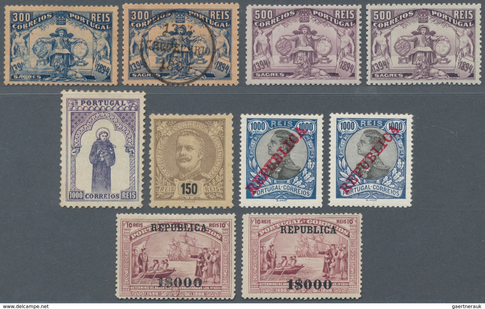 Portugal: 1853/1911 (ca.), Accumulation Of The Classic Issues With Many Imperforates Incl. Many Valu - Otros & Sin Clasificación