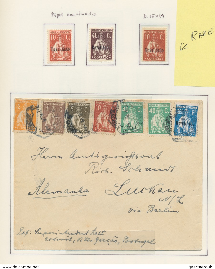 Portugal: 1853/1960, comprehensive mint and used specialised collection on apprx. 350 album pages in