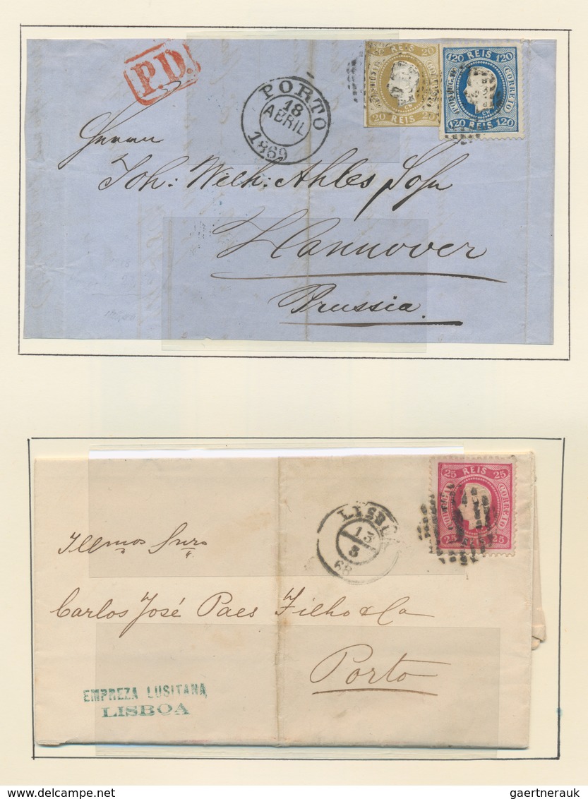 Portugal: 1853/1960, comprehensive mint and used specialised collection on apprx. 350 album pages in
