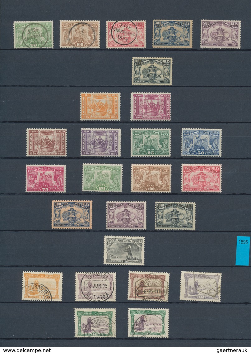 Portugal: 1880/1974, Comprehensive Mint And Used Collection On Stockpages In A Thick Binder, Well Co - Sonstige & Ohne Zuordnung