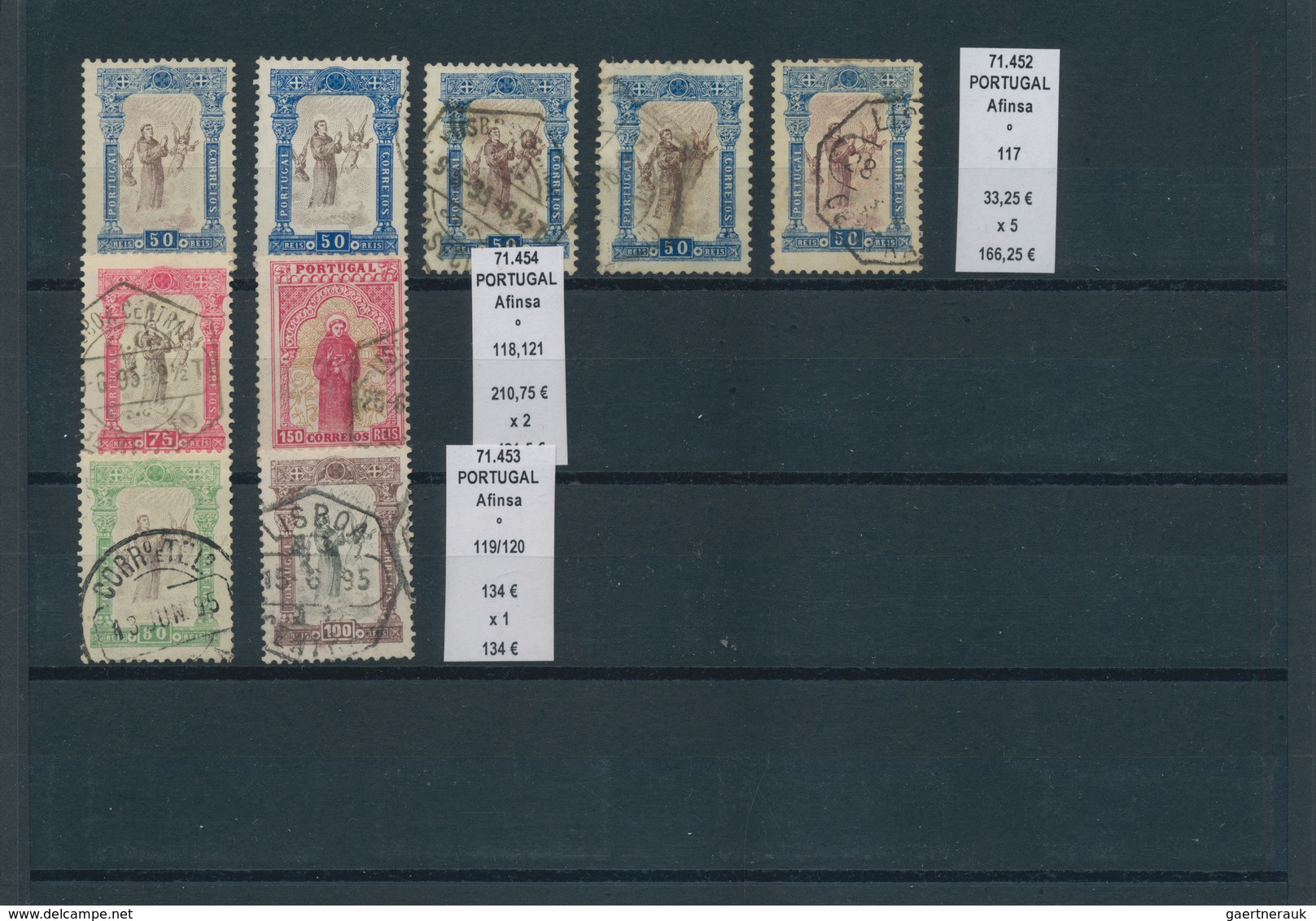 Portugal: 1894/1895, Nice Lot With Only Value Of The Sets ""Prince Henry" And "Siant Antonio" Used A - Sonstige & Ohne Zuordnung