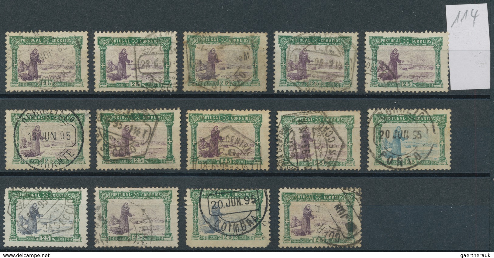 Portugal: 1894/1895, Nice Lot With Only Value Of The Sets ""Prince Henry" And "Siant Antonio" Used A - Sonstige & Ohne Zuordnung