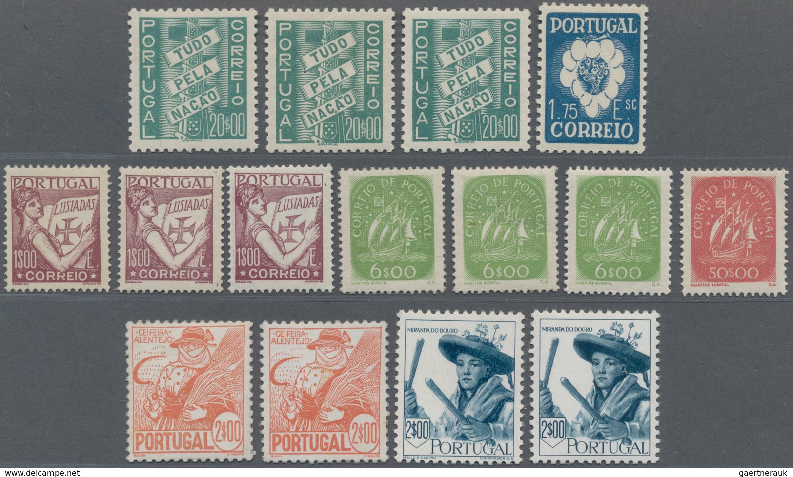 Portugal: 1898/1984 (ca.), Accumulation Of The Stamps (NO Miniature Sheets) On Approx. 670 Small + 1 - Other & Unclassified