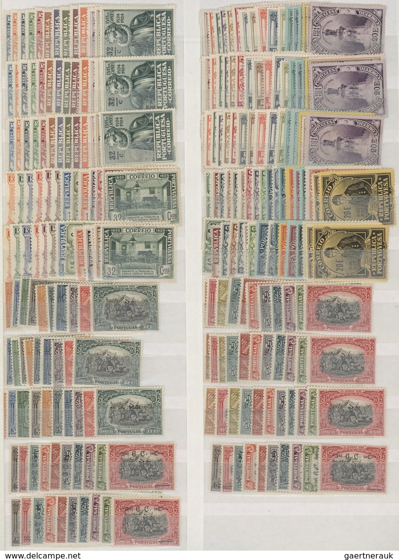 Portugal: 1910/1957, Mint Accumulation Of Apparently Only Complete (better) Sets, Neatly Sorted On S - Otros & Sin Clasificación