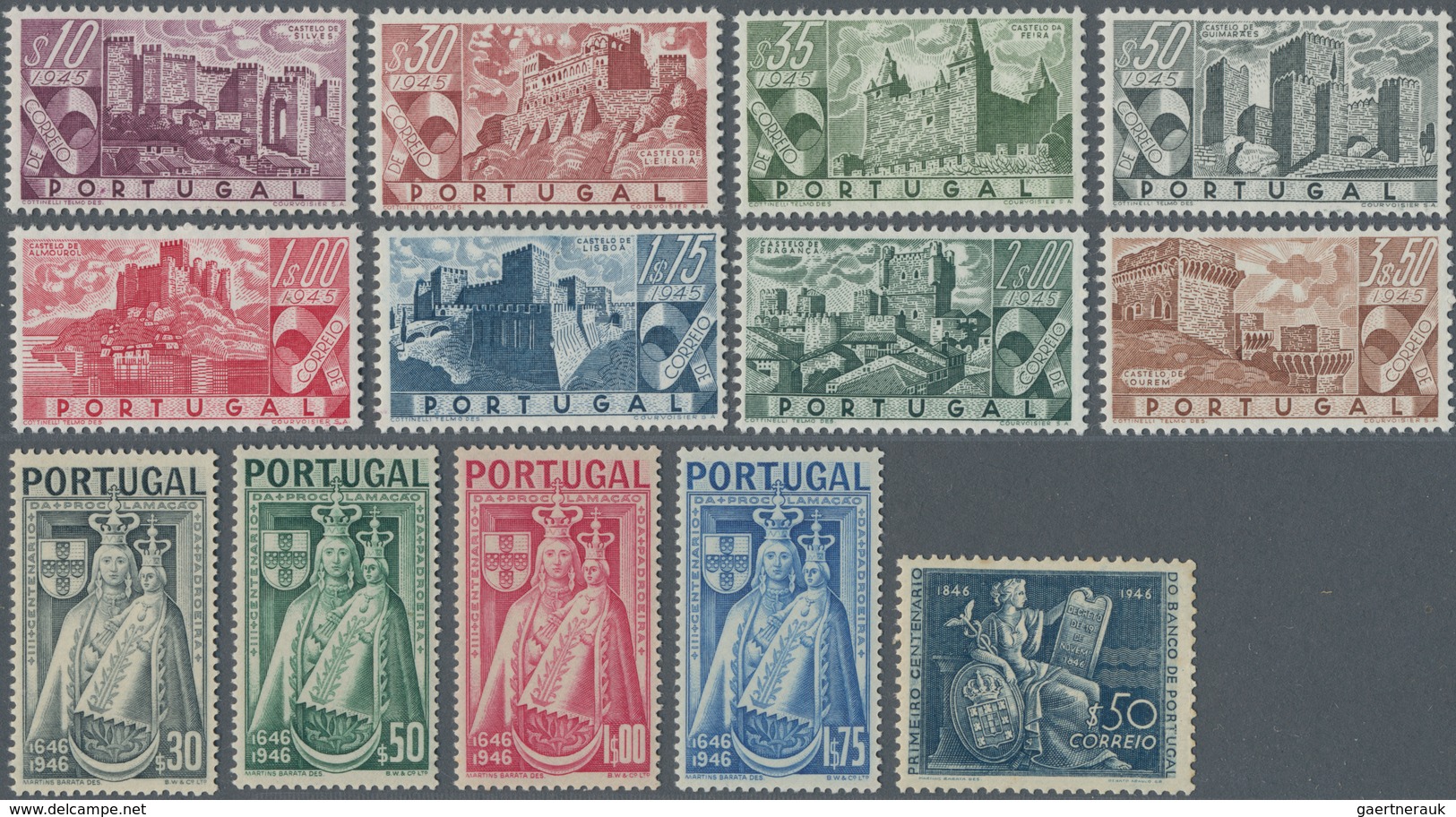Portugal: 1944/1985, Year Sets Per 25 Mint Never Hinged Without Allmost All Definitives Issued And A - Sonstige & Ohne Zuordnung