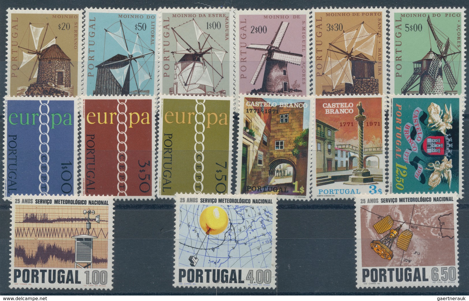 Portugal: 1971, More Than 90 Complete Year Sets Mint Never Hinged. Michel More Than 6800,- €. - Otros & Sin Clasificación