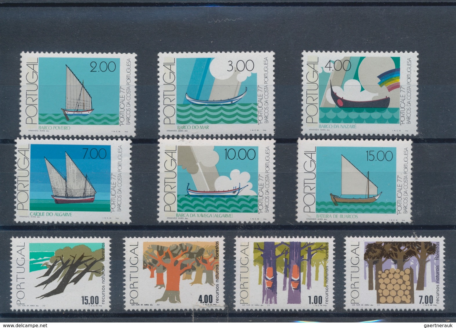 Portugal: 1977, Sets MNH Without The Souvenir Sheets Per 150. Every Year Set Is Separately Sorted On - Otros & Sin Clasificación