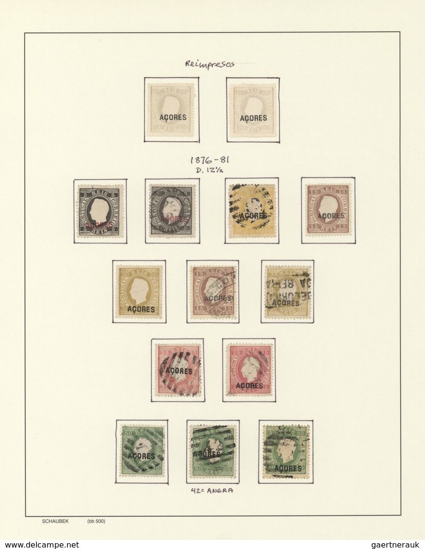 Portugal - Azoren: 1868/1935, Acores/Horta/Angra/Ponta Delgada, Comprehensive Mint And Used Collecti - Azores