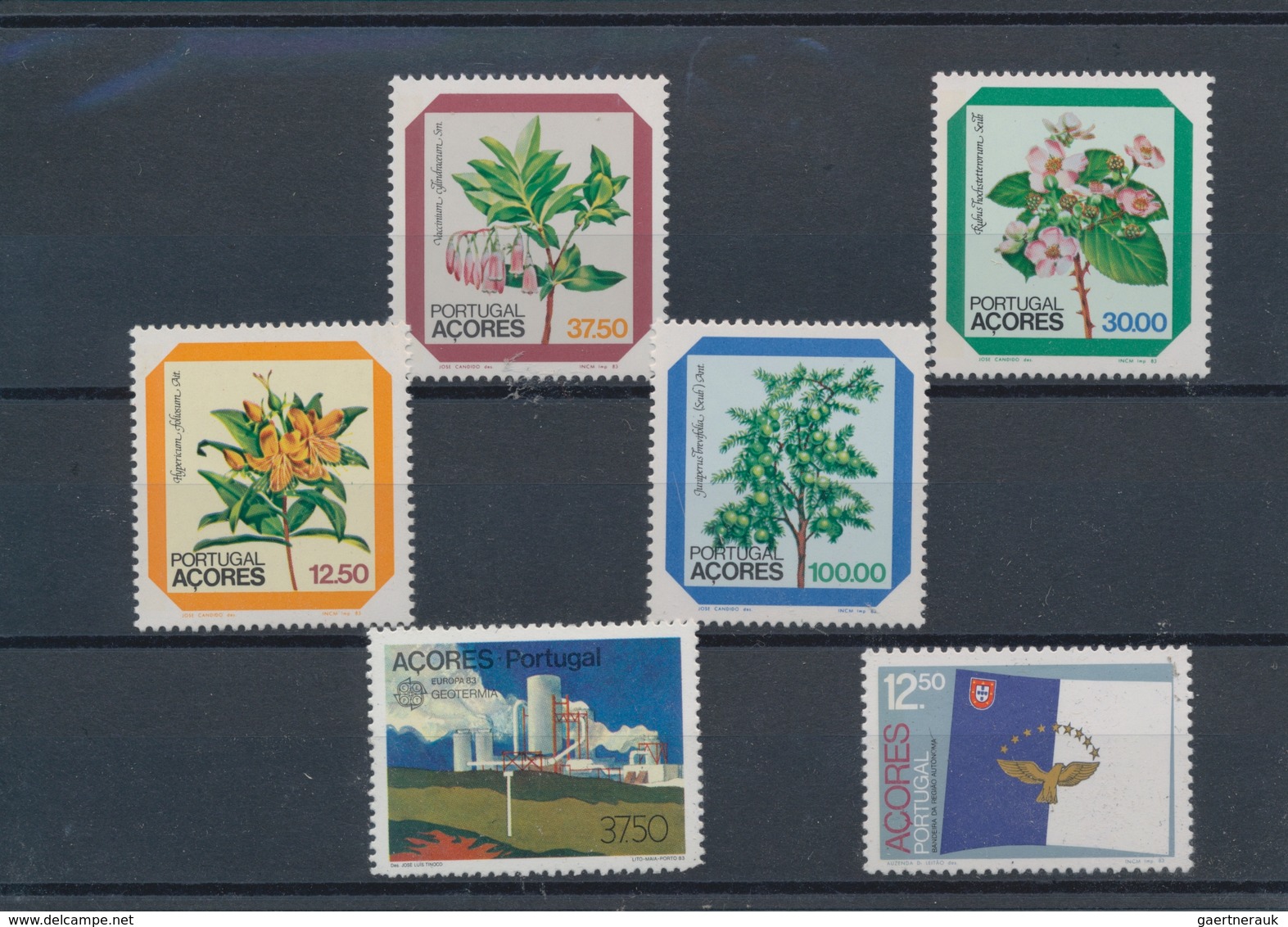 Portugal - Azoren: 1983, Sets MNH Without The Souvenir Sheet Per 675. Every Year Set Is Separately S - Azores