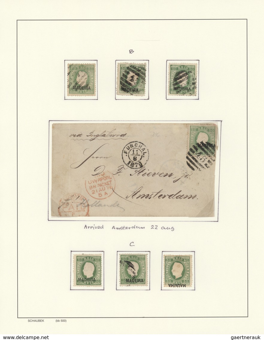 Portugal - Madeira: 1780/1940 (ca.), Madeira/Funchal, sophisticated mint and used collection in a Sc