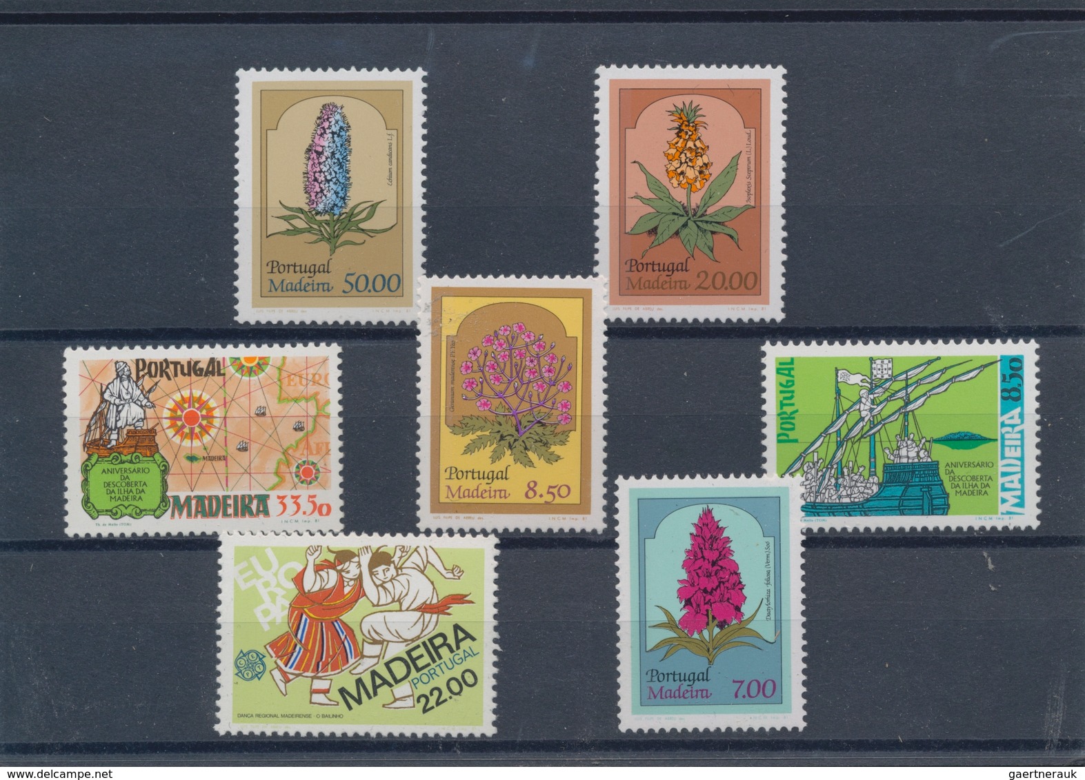 Portugal - Madeira: 1981, Sets MNH Without The Souvenir Sheet Per 550. Every Year Set Is Separately - Madeira