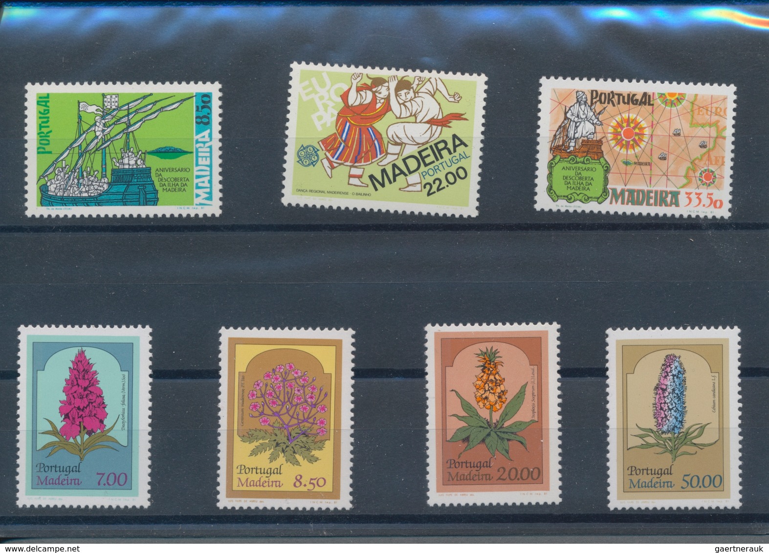 Portugal - Madeira: 1981, Sets MNH Without The Souvenir Sheet Per 600. Every Year Set Is Separately - Madeira