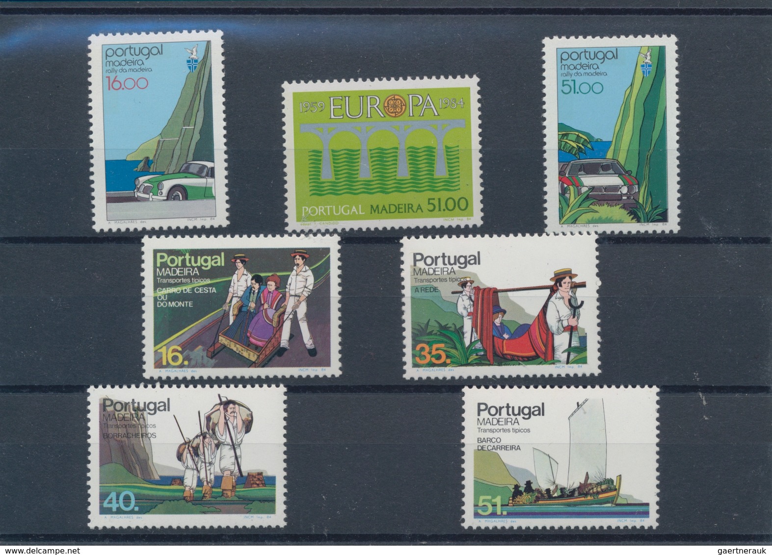 Portugal - Madeira: 1984, Sets MNH Without The Souvenir Sheet Per 400. Every Year Set Is Separately - Madeira