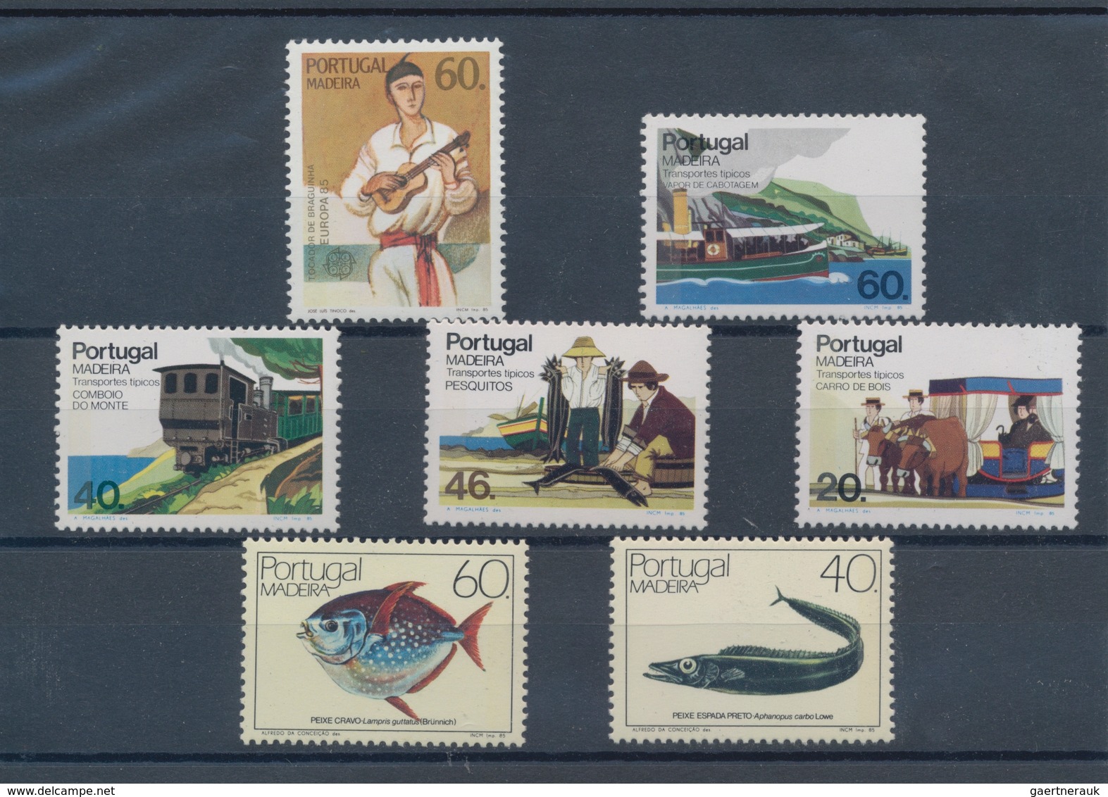 Portugal - Madeira: 1985, Sets MNH Without The Souvenir Sheet Per 575. Every Year Set Is Separately - Madeira