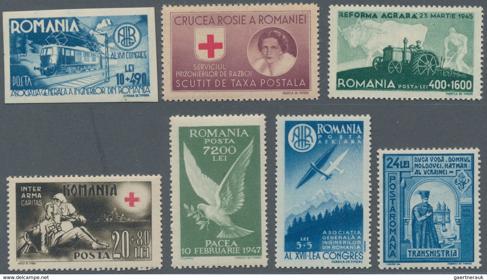 Rumänien: 1941/1947 (ca.), Accumulation With Mostly Complete Sets With Many In Blocks/4, Sheetlets A - 1858-1880 Fürstentum Moldau