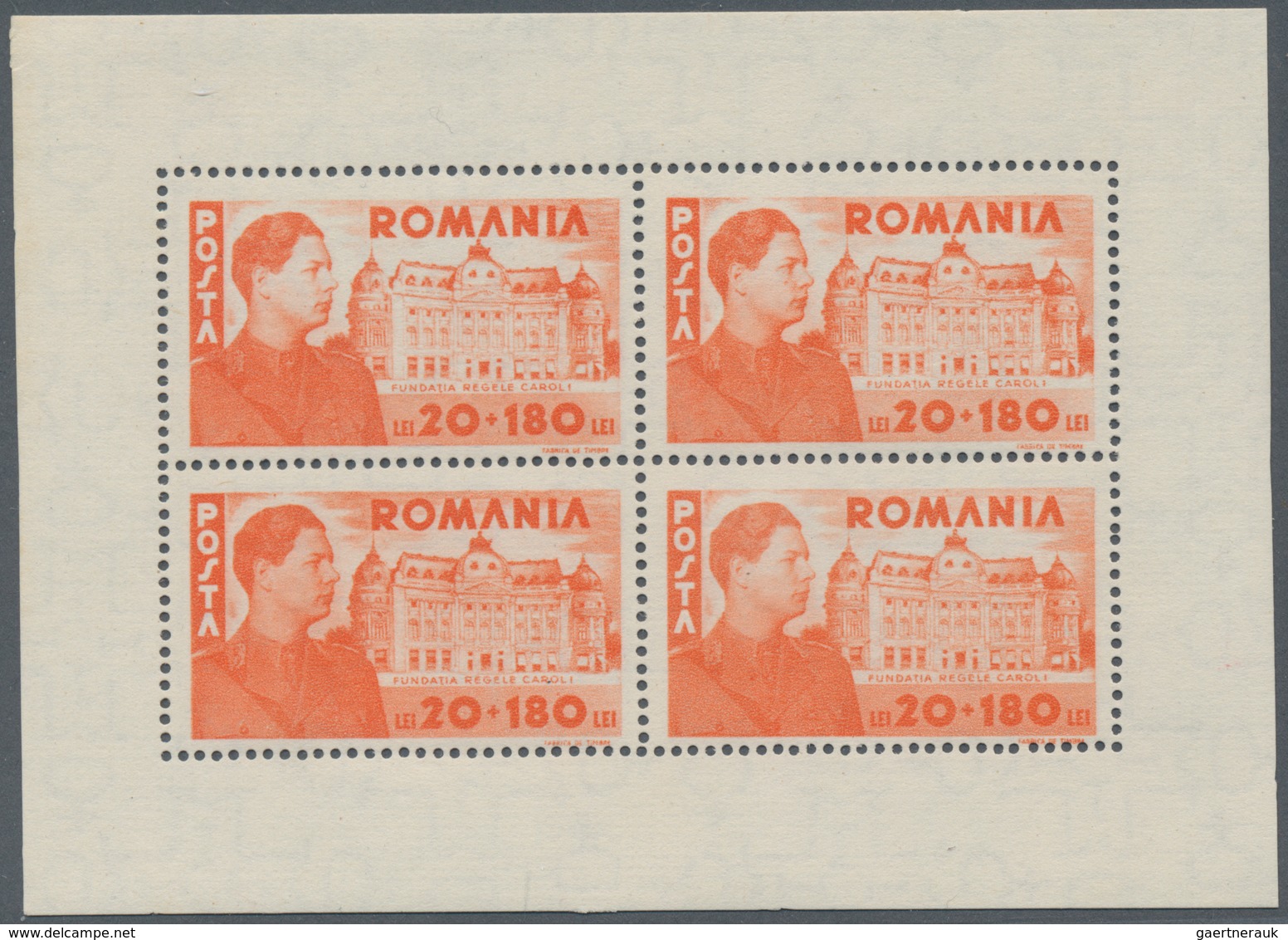 Rumänien: 1941/1947 (ca.), Accumulation With Mostly Complete Sets With Many In Blocks/4, Sheetlets A - 1858-1880 Fürstentum Moldau