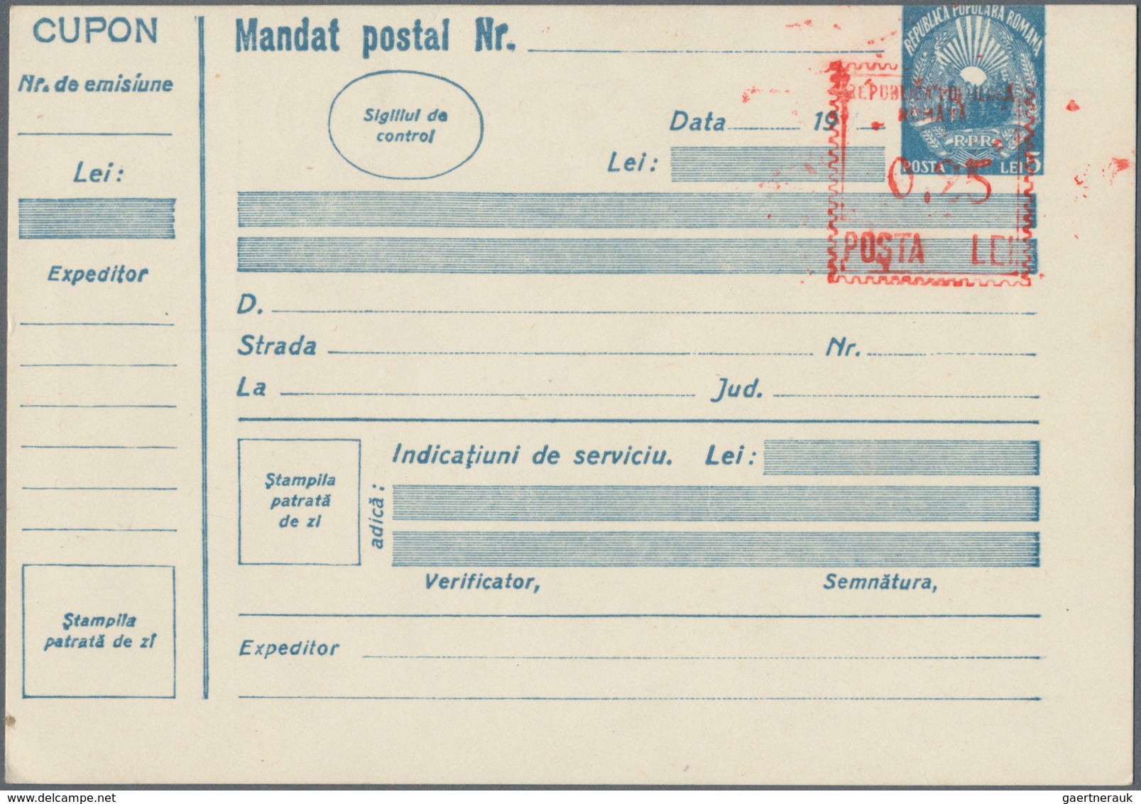 Rumänien - Ganzsachen: 1941/65 Holding Of About 600 Almost Exclusively Unused Picture Postal Station - Ganzsachen