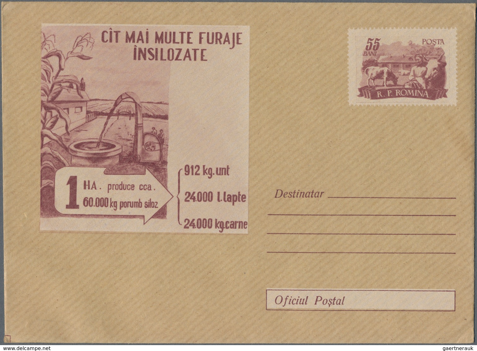 Rumänien - Ganzsachen: 1941/65 Holding Of About 700 Almost Exclusively Unused Picture Postal Station - Postwaardestukken