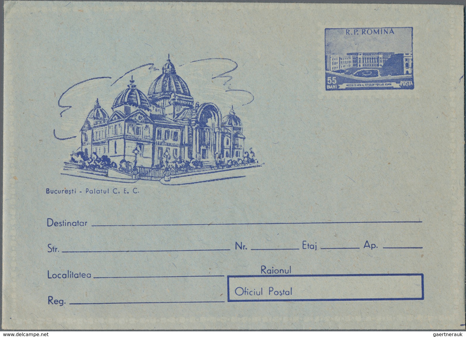 Rumänien - Ganzsachen: 1941/65 holding of about 700 almost exclusively unused picture postal station