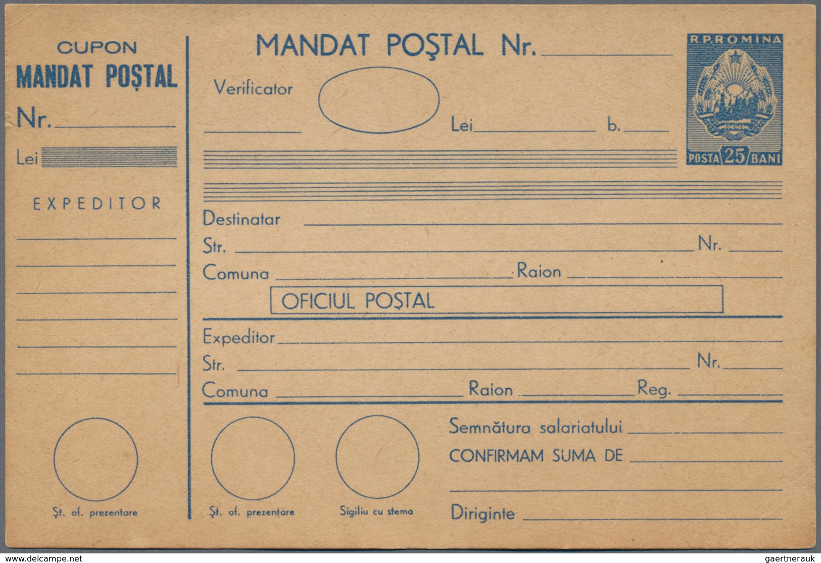Rumänien - Ganzsachen: 1942/2002 Holding Of Ca. 860 Unused/CTO-used And Used Postal Stationeries Inc - Enteros Postales